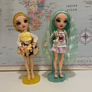 Rainbow high Dolls with Blonde and Teal Hair